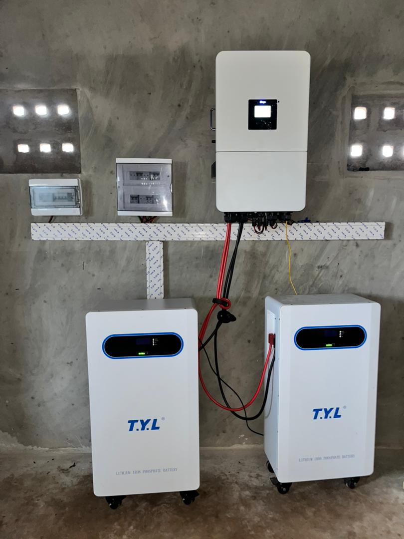 installation de batterie lithium